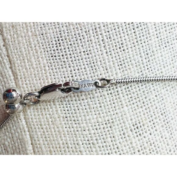 Silver 925 Simulated Fire Opal Snowflake 20" Necklace + Drop Earring Set Jewelry - Picture 9 of 15